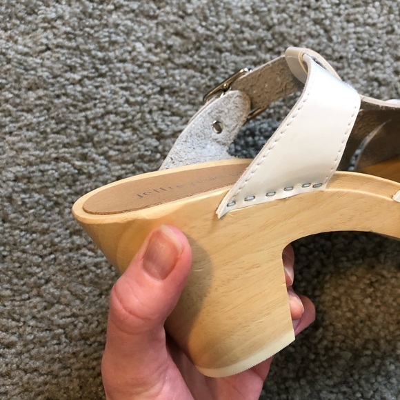 Jeffrey Campbell Donostia Clog Mule Sandal White Patent size 9 - Picture 8 of 8